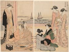 The Fourth Month, from the series "Twelve Months in the South (Minami juni ko)", c. 1784. Creator: Torii Kiyonaga
