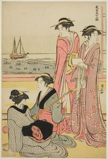 The Fourth Month, from the series "Twelve Months in the South (Minami juni ko)", c. 1784. Creator: Torii Kiyonaga