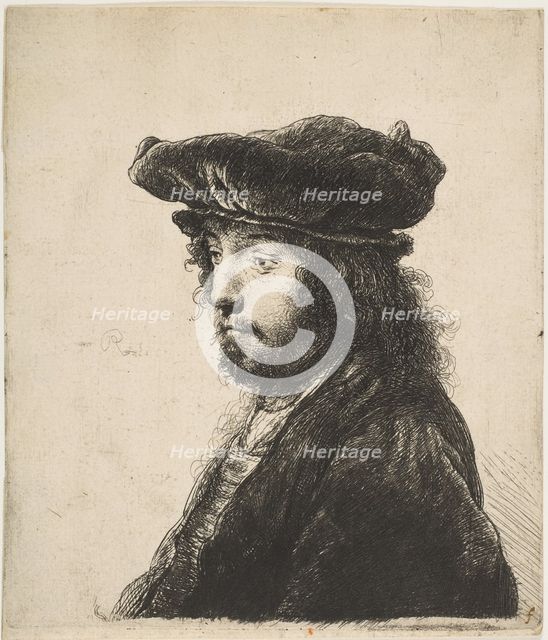 The Fourth Oriental Head, ca. 1635. Creator: Rembrandt Harmensz van Rijn.