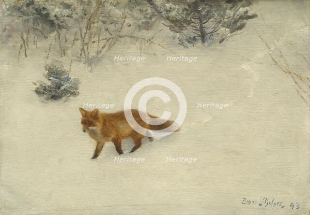 The Fox, 1893. Creator: Bruno Liljefors.
