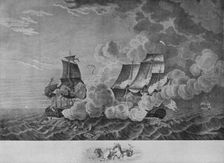 The Fox and the Junon' c1840. Artist: Francois Jacques Dequevauviller