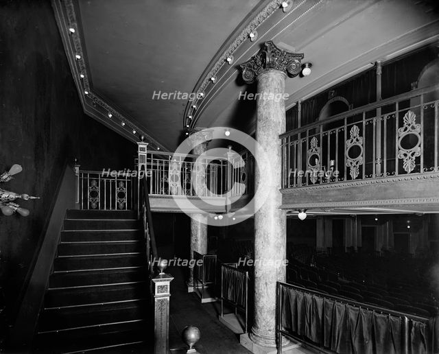 The Foyer, Temple Theatre, Detroit, Mich., between 1900 and 1905. Creator: Unknown.