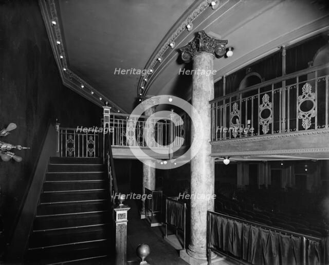 The Foyer, Temple Theatre, Detroit, Mich., between 1900 and 1905. Creator: Unknown.