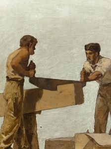 The frame: Sketch for the school in rue Chateau-Landon, 10th arrondissement of Paris, 1881. Creator: Jules Didier