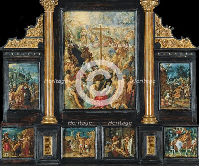 The Frankfurt Altarpiece of the Exaltation of the True Cross. Artist: Elsheimer, Adam (1578-1610)
