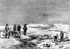 The Franklin Celebration: discovery of relics of the Franklin Expedition, 1895. Creator: Carl Hentschel