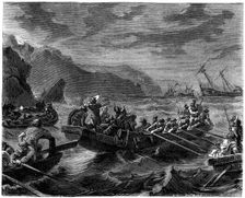 The Franks cross the raging sea 1882-1884