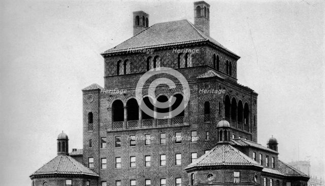 The Fraternity Clubs Building, New York City, 1924, Artist: Unknown.