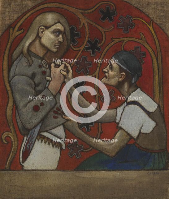 The Fratricide, 1897. Creator: Akseli Gallen-Kallela.