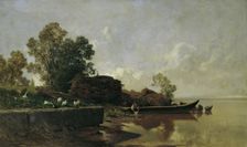 The Fraueninsel in Chiemsee, 1873. Creator: Adolf Gustav Ditscheiner