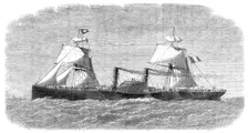 The French Transatlantic Company's steam-packet Washington, 1864. Creator: Unknown
