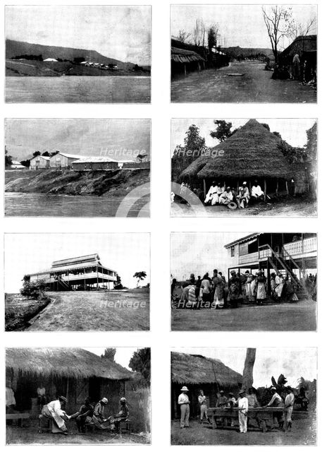 The French Aggressions in West Africa: scenes in the Royal Niger Company's Territory, 1898. Creator: Charles Forbes Harford-Battersby.