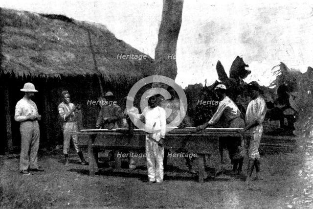 The French Aggressions in West Africa: scenes in the Royal Niger Company's Territory, 1898. Creator: Charles Forbes Harford-Battersby.