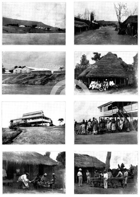 The French Aggressions in West Africa: scenes in the Royal Niger Company's Territory, 1898. Creator: Charles Forbes Harford-Battersby.