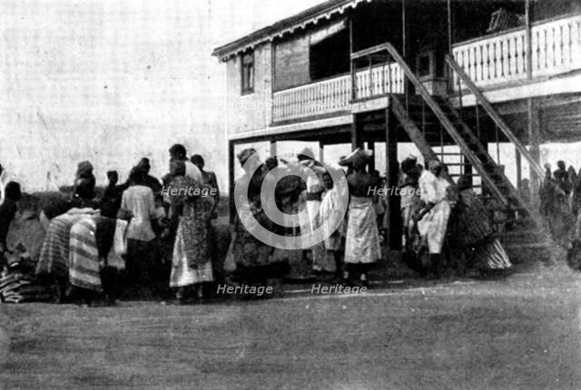 The French Aggressions in West Africa: scenes in the Royal Niger Company's Territory, 1898. Creator: Charles Forbes Harford-Battersby.