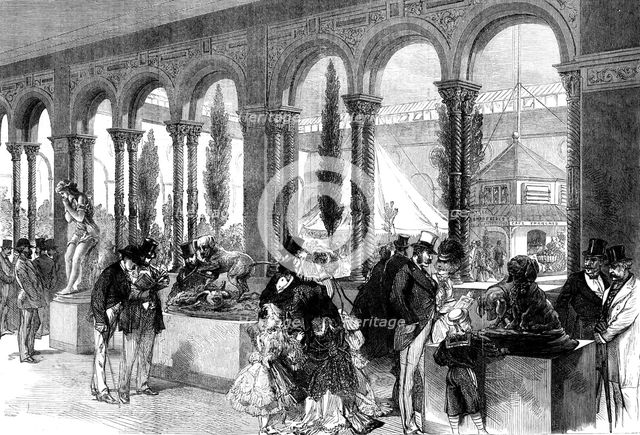 The French Annexe at the International Exhibition, 1871. Creator: Unknown.