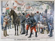 The French army buying horses, 1904