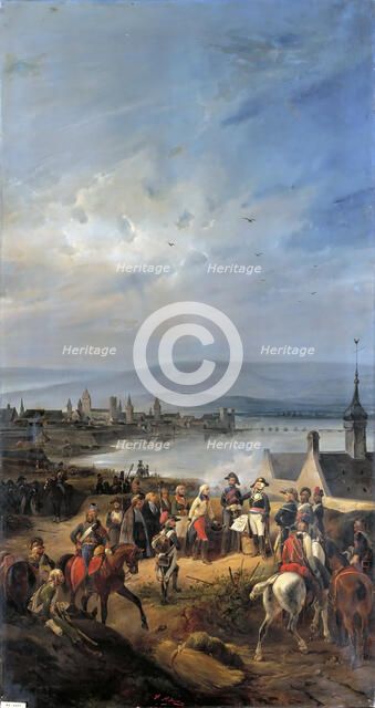 The French Army enters Mainz on October 21, 1792. Artist: Adam, Jean-Victor Vincent (1801-1867)