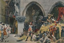 The French Before The Ducal Palace, Venice 1797, (1896)