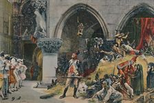 The French Before The Ducal Palace, Venice 1797, (1896)