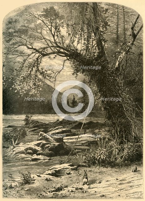 'The French Broad', 1872.  Creator: Frederick William Quartley.