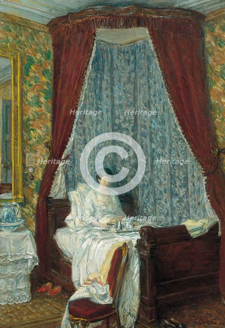 The French Breakfast, 1910. Artist: Hassam, Childe (1859-1935)