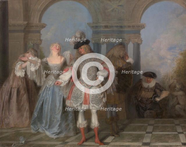 The French Comedians, ca. 1720. Creator: Jean-Antoine Watteau.