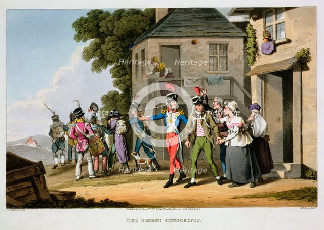 'The French Conscripts', 1817. Creators: Matthew Dubourg, John Heaviside Clark.