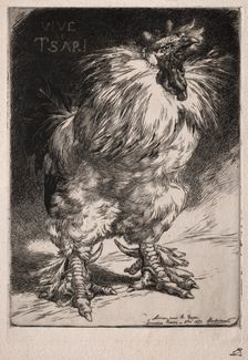 The French Cock, 1893. Creator: Félix Bracquemond (French, 1833-1914)