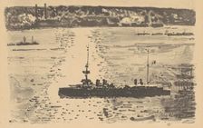 The French Cruiser, 1918. Creator: Frederick Childe Hassam