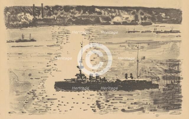 The French Cruiser, 1918. Creator: Frederick Childe Hassam.