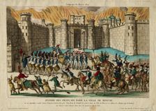 The French entry into Moscow, 1812. Artist: Anonymous