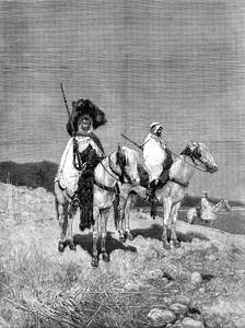 The French Expedition to Tunis: outpost of irregulars, 1881. Creator: Unknown