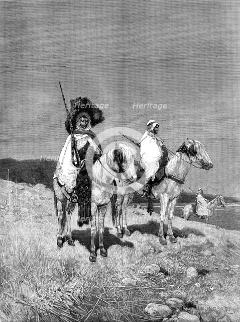 The French Expedition to Tunis: outpost of irregulars, 1881. Creator: Unknown.
