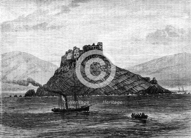 The French Expedition to Tunis: the Island and Fort of Tabarka, 1881. Creator: Unknown.