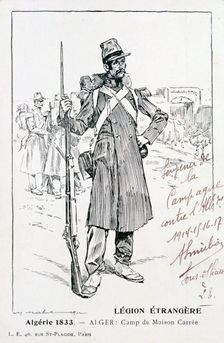 The French Foreign Legion, Maison Carrée, Algeria, 1833, (20th century)