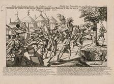 The French flight from the Prussians in 1792, ca 1792. Creator: Anonymous