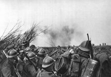 The French front line at Douaumont, Verdun, France, 25 February 1916