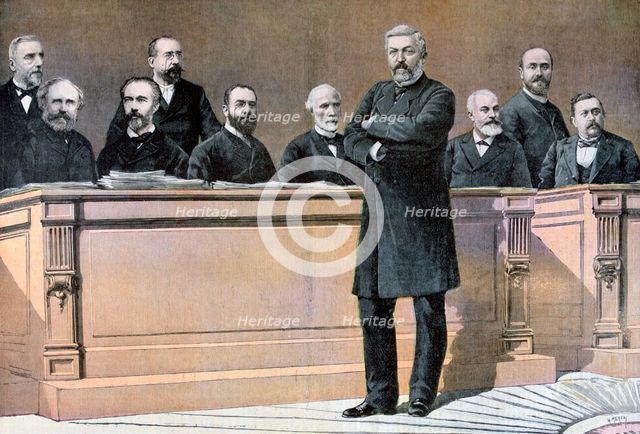 The French government front bench, 1891. Artist: Henri Meyer
