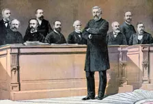 The French government front bench, 1891. Artist: Henri Meyer