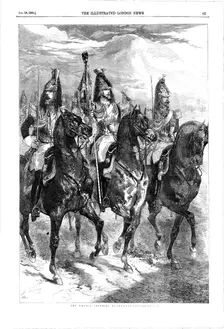 The French Imperial Guard - Cavalry, 1856. Creator: Henry Duff Linton