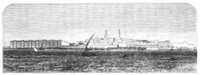 The French in Tunis: the town of Sfax, from the anchorage, 1881. Creator: Unknown