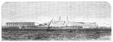 The French in Tunis: the town of Sfax, from the anchorage, 1881. Creator: Unknown