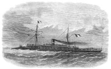 The French ironclad Rochambeau, formerly the American Dunderberg, 1868. Creator: Unknown