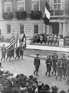 The French military mission to America, the Harvard Club, Boston, Massachusetts, USA, 1917
