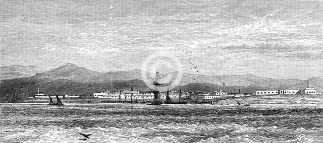 The French Occupation of Tunis: Biserta, Tunis, occupied by a French garrison, 1881. Creator: Unknown.