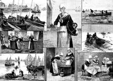 The French Sardine Industry, 1890. Creator: R. Taylor
