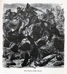 The French Seize Milan, 1882. Artist: Anonymous