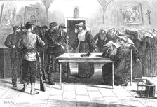 The French Siege of Paris: a call upon the Little Sisters of the Poor, 1871. Creator: Joseph Swain