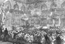 The French Siege of Paris: concert for the wounded at the Tuileries, 1871. Creator: C. R.